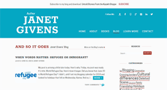 Desktop Screenshot of janetgivens.com